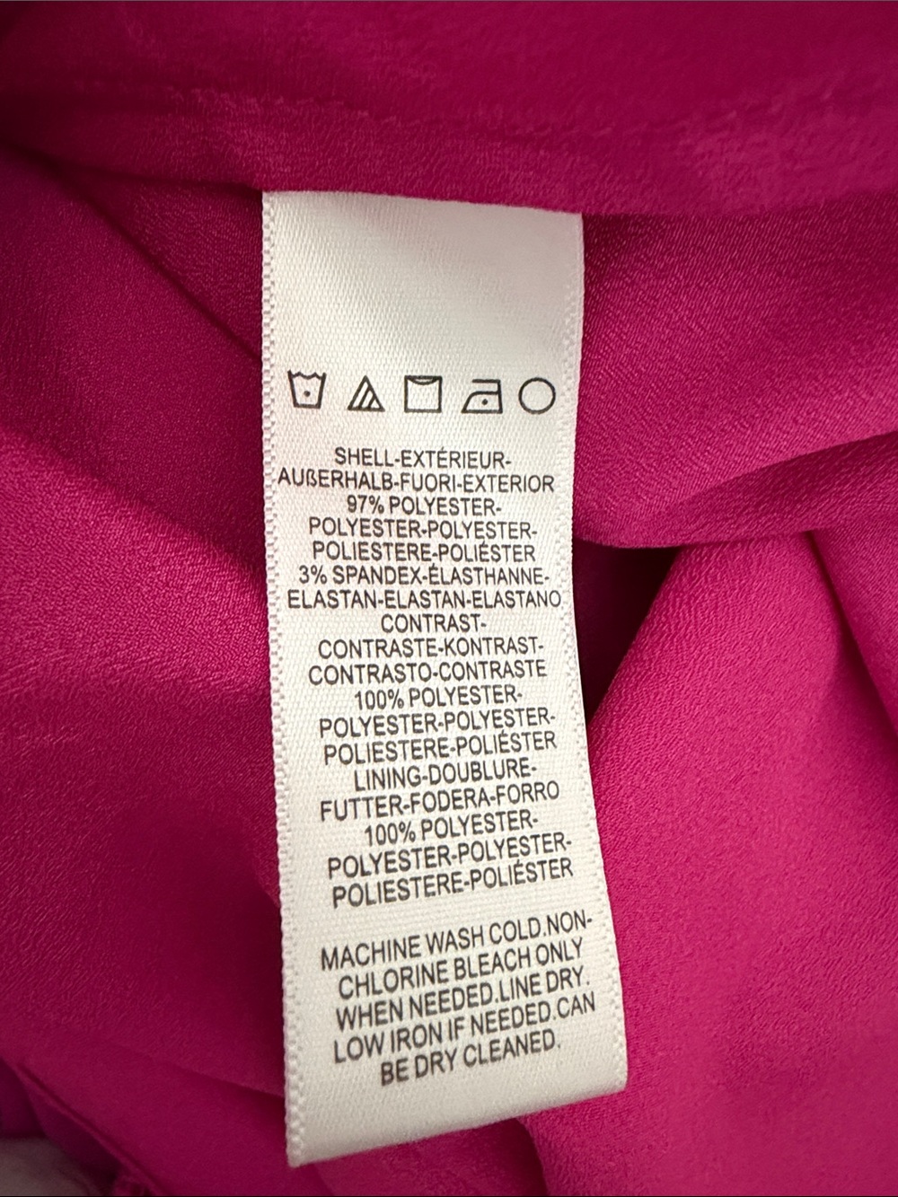 Hot Pink V-Neck Spaghetti Strap Dress - Picture 15 of 16